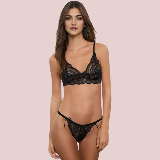 “Moonlight Muse Bralette & Brazilian”